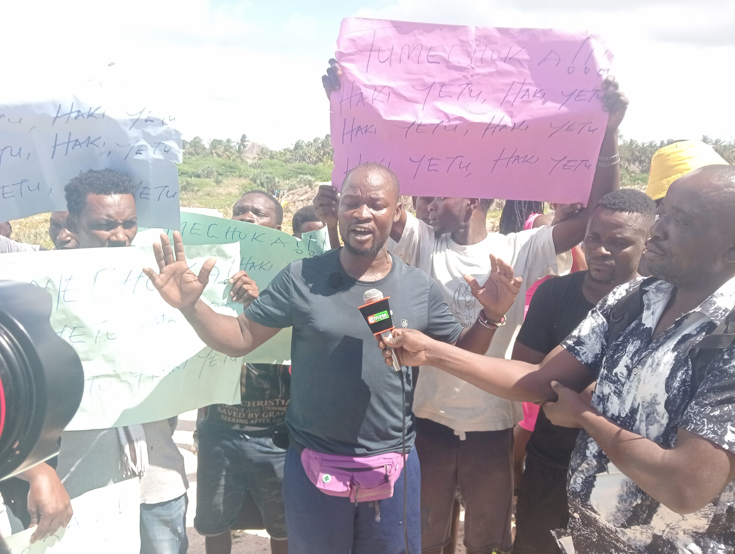 Residents of Mambrui-Mjanaheri Stage Peaceful Protest Over Alleged Public Beach Grab